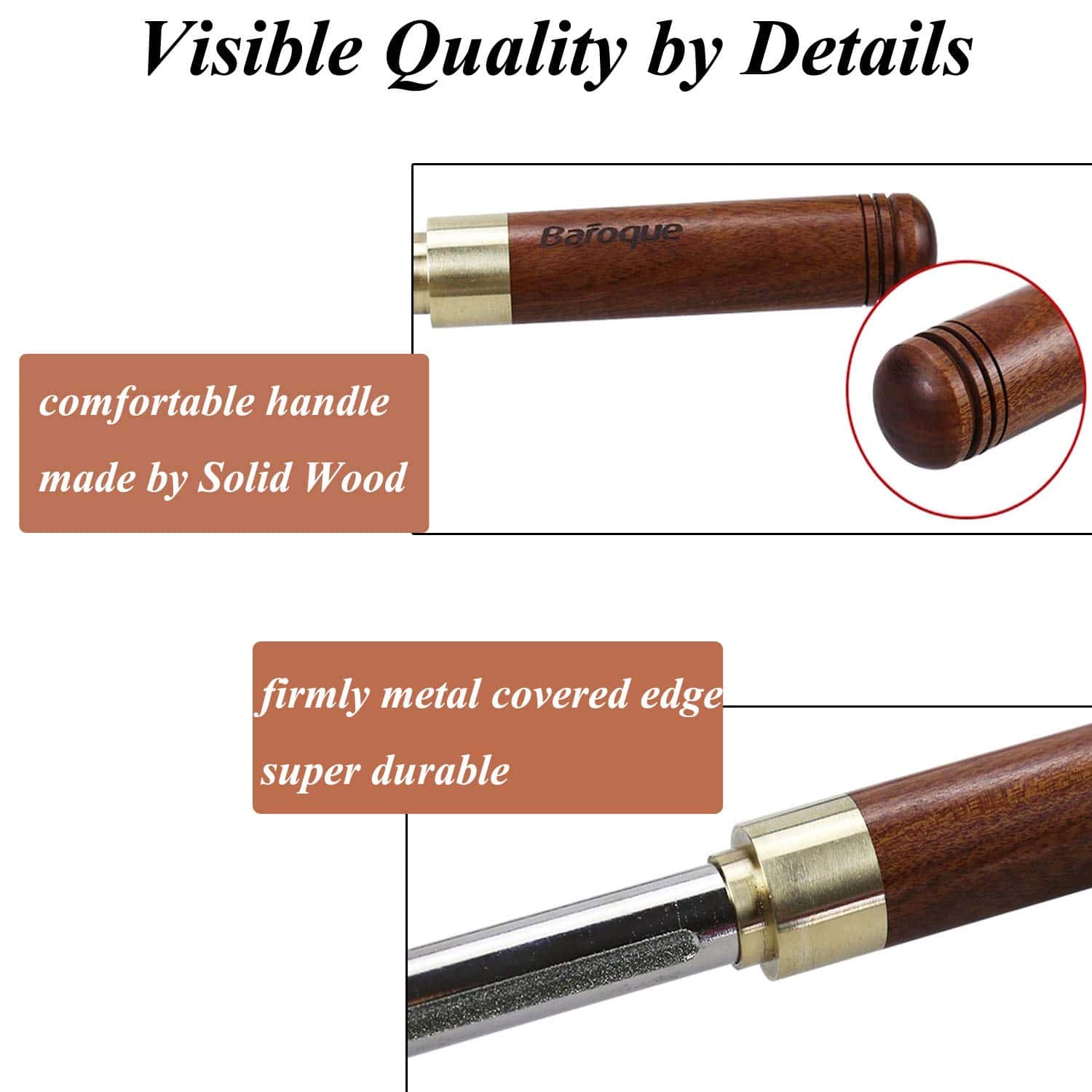 Lima Barroca para Coronar Diapasones de Guitarra con - Imagen 4