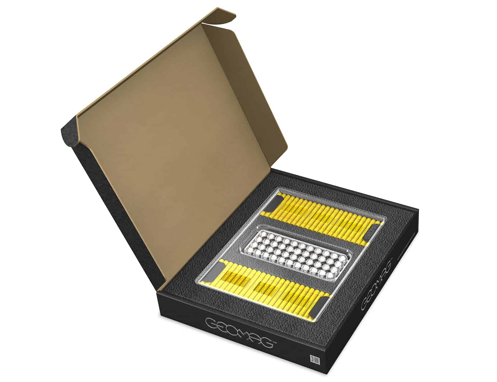 Juguetes Magnéticos Geomag Classics Amarillo Varillas y - Imagen 7