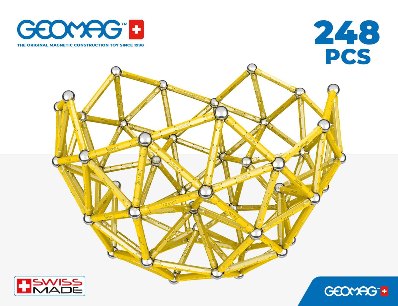 Juguetes Magnéticos Geomag Classics Amarillo Varillas y - Imagen 3