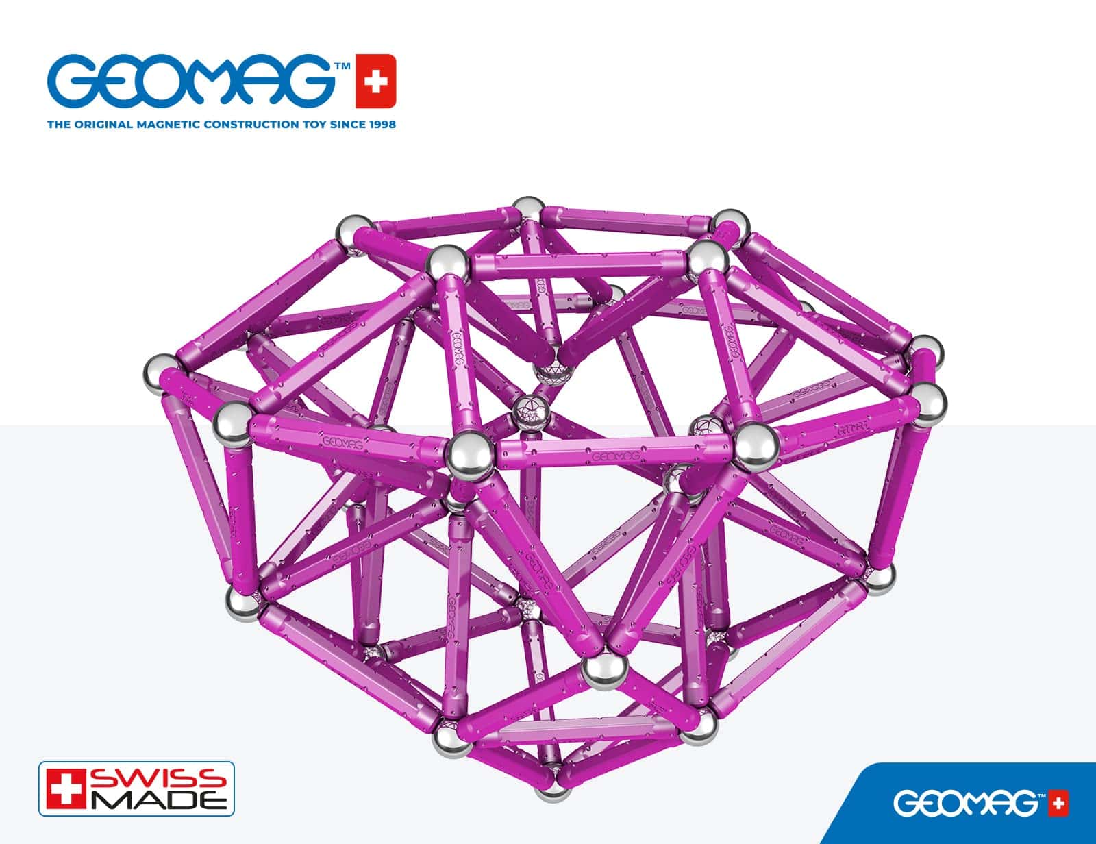 Geomag Magnetic Toys Classics Morado Palillos y Esferas de - Imagen 5