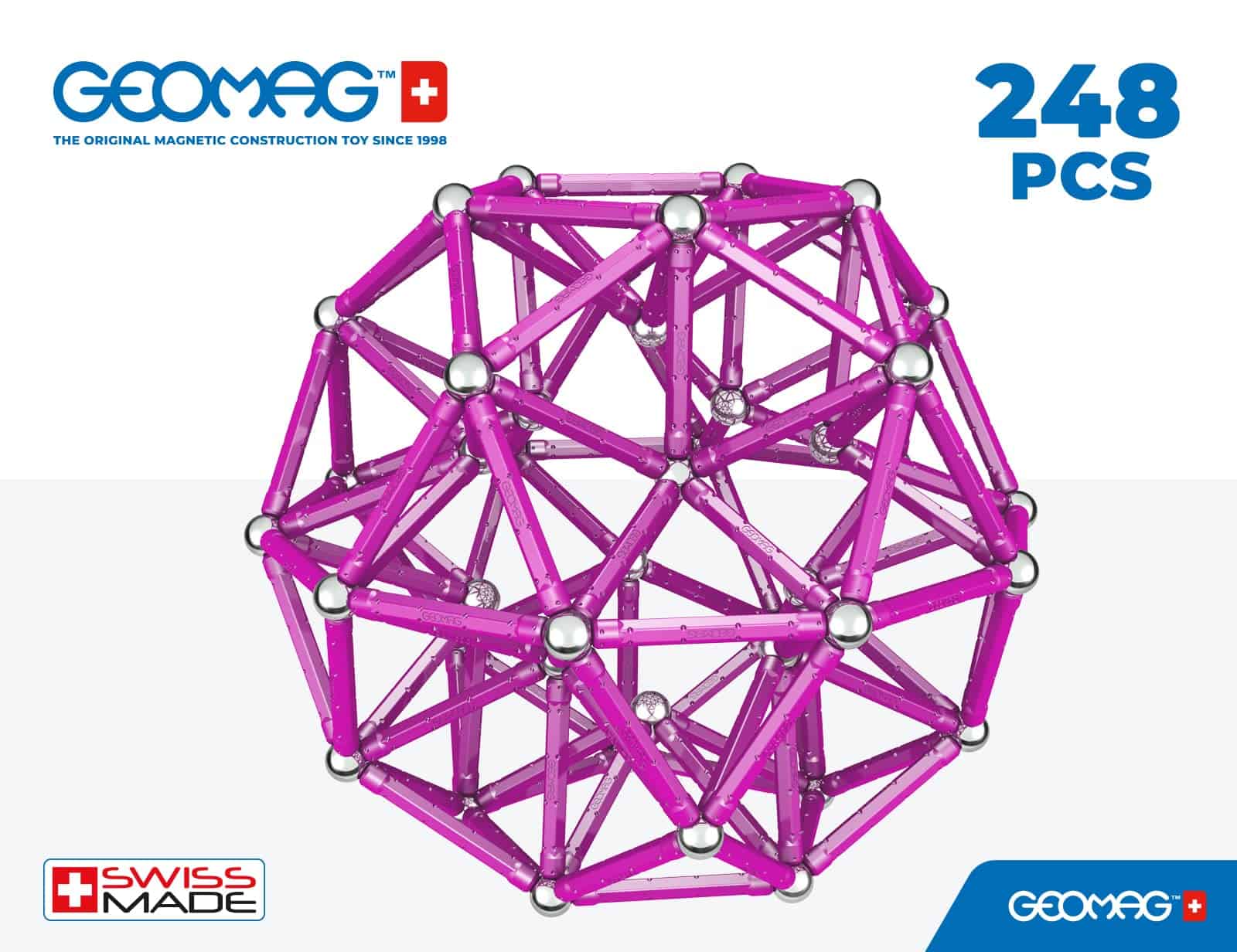 Geomag Magnetic Toys Classics Morado Palillos y Esferas de - Imagen 3