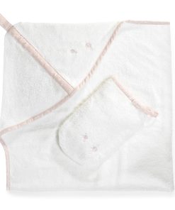 Toalla con capucha Stokke, Abeja Rosa - Toalla de baño para
