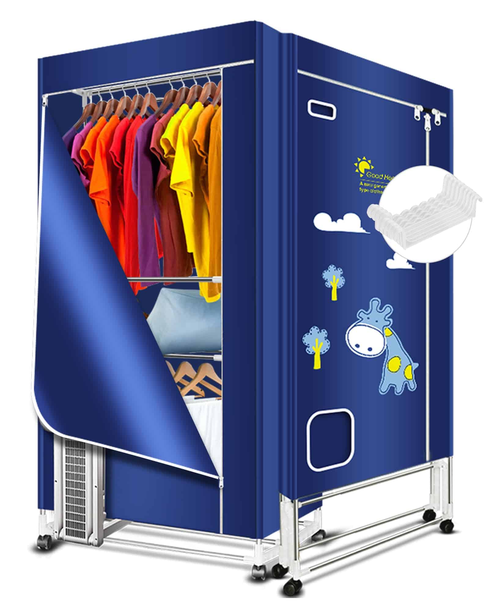 Secadora Portátil KASYDoFF, Capacidad de 35LB-67Pulgadas