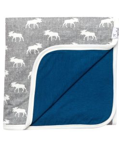 Manta de Cuadros de Tres Capas de Punto Premium Grande para