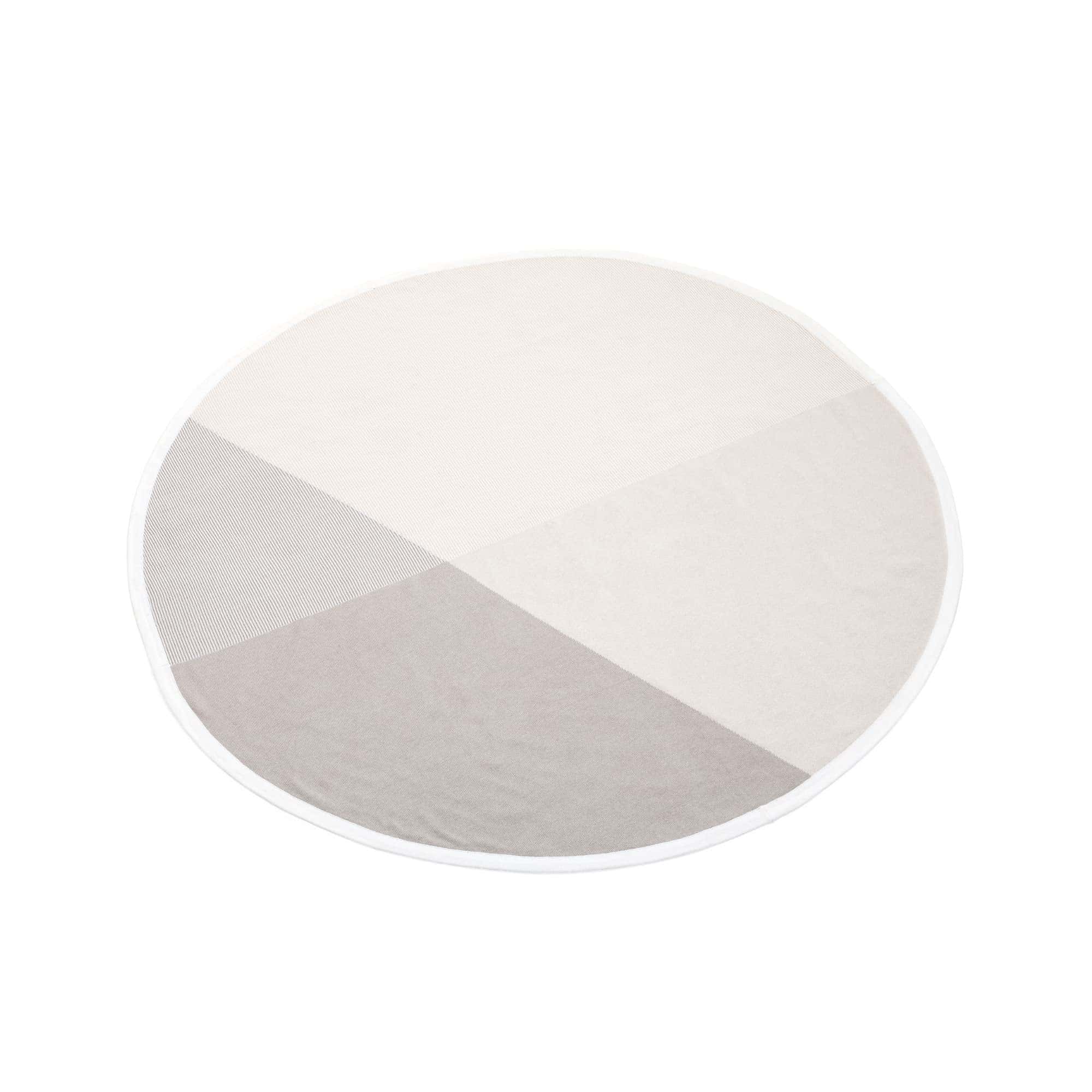 Manta de Algodón de Punto Stokke, Beige - Suave y