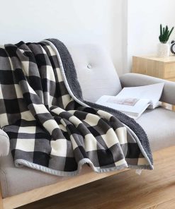 Manta de cuadros/bufanda de Buffalo Check de UKELER 60'' x