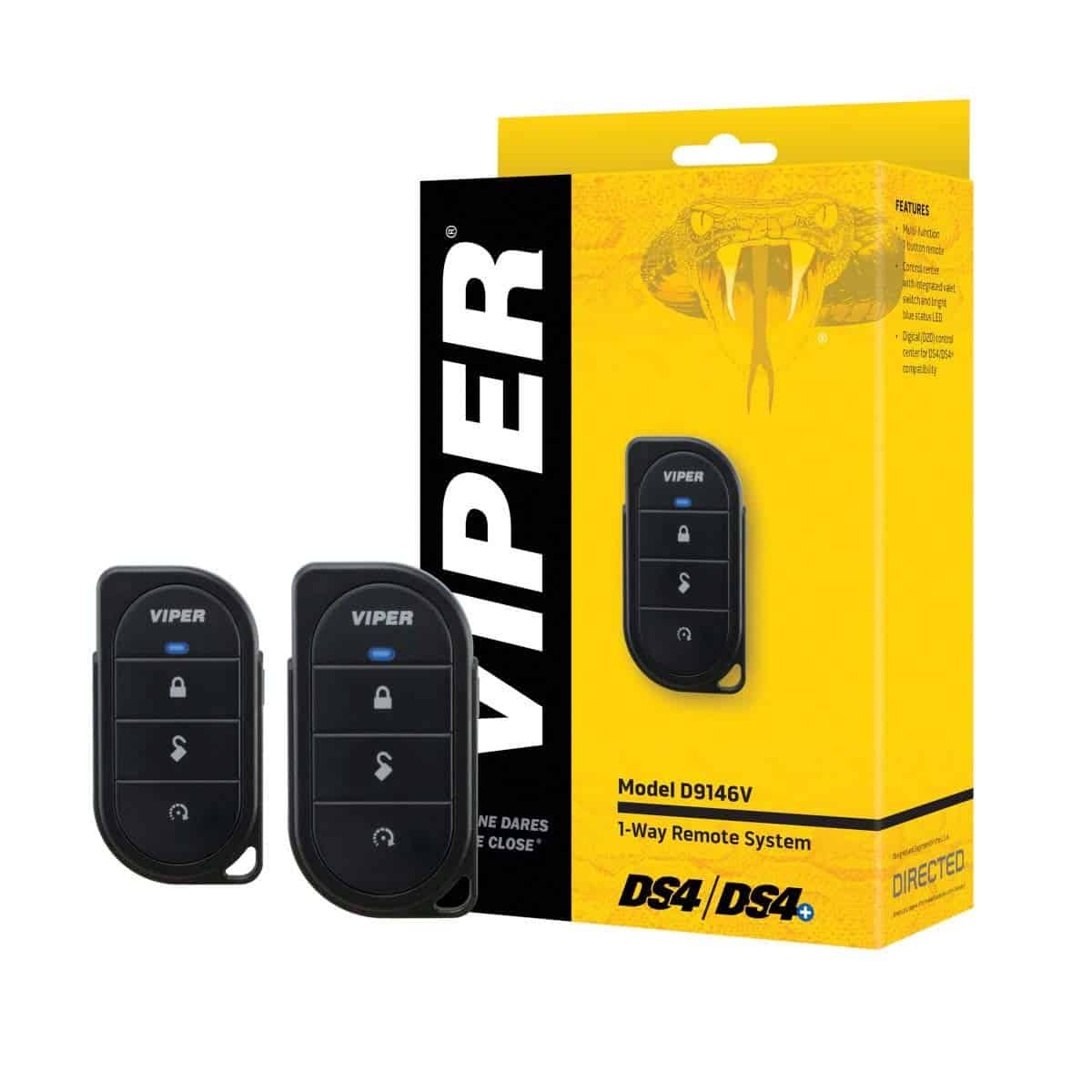 Kit de RF Viper D9146V de 1 Vía con 4 Botones DS4 / DS4+