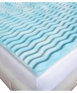 Topper de Espuma Viscoelástica para Colchón Tamaño Cuna,