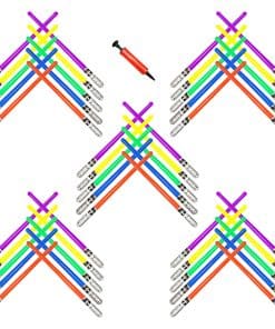 Pack de 50 Espadas Inflables con Bomba de Aire - 10 de Cada