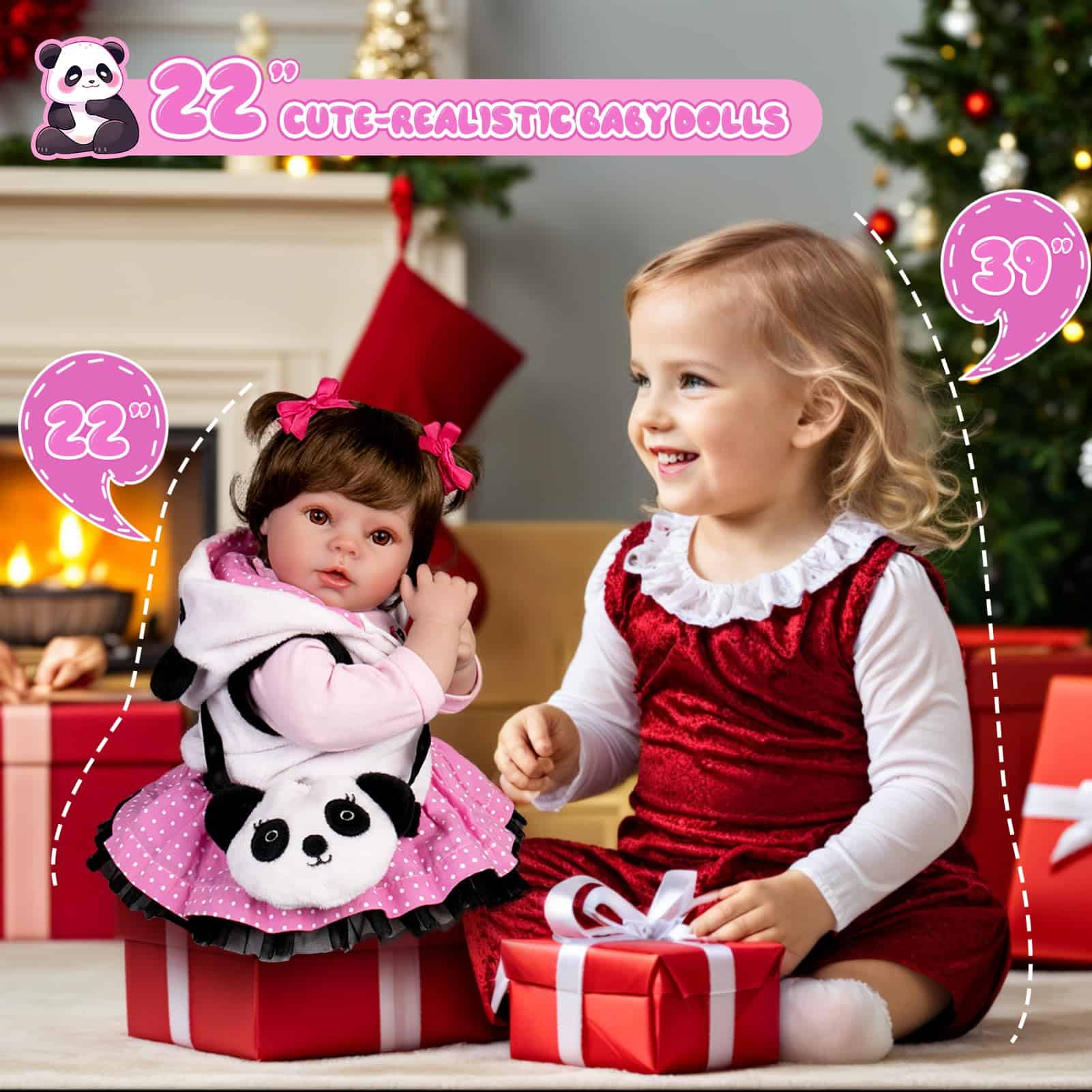 Muñeca Bebé Reborn Aori - Muñeca Bebé Realista de 22 - Imagen 7