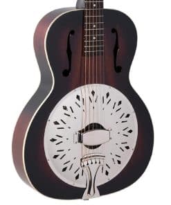 Guitarra de Resonador de Cuerpo de Madera Rattlesnake