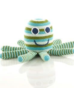 Juguete Grande de Pulpo de Ganchillo 100% Algodón de