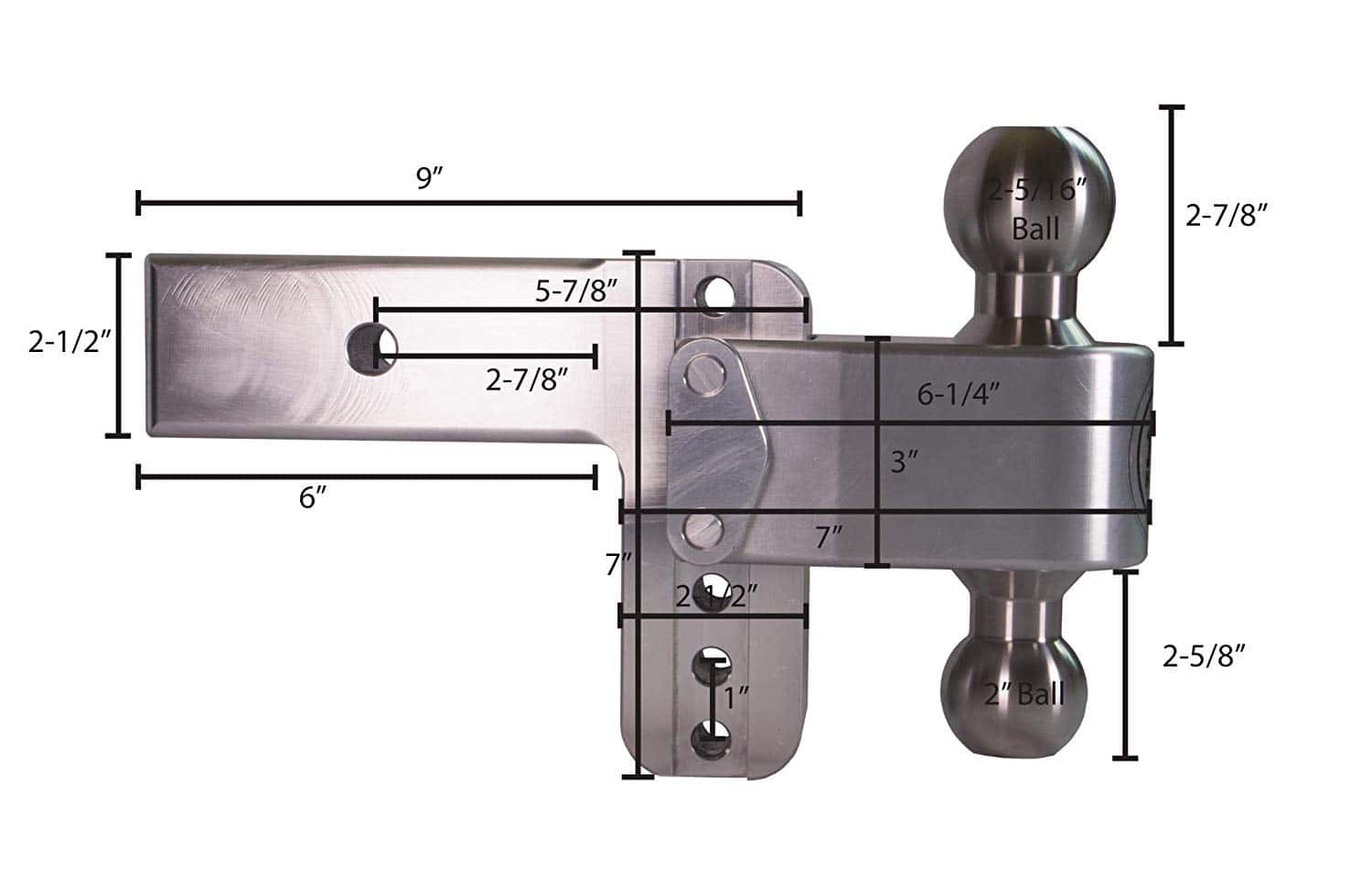 Enganche de Remolque Ajustable Weigh Safe, Enganche de 4" - Imagen 7
