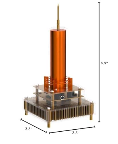 Bobina de Tesla Musical Joytech con Base de Acrílico Modelo - Imagen 11