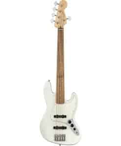 Bajo Jazz Fender Player de 5 Cuerdas, Blanco Polar,