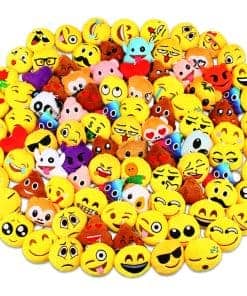 Dreampark Emoticon Party Favors, Paquete de 100 Llaveros de