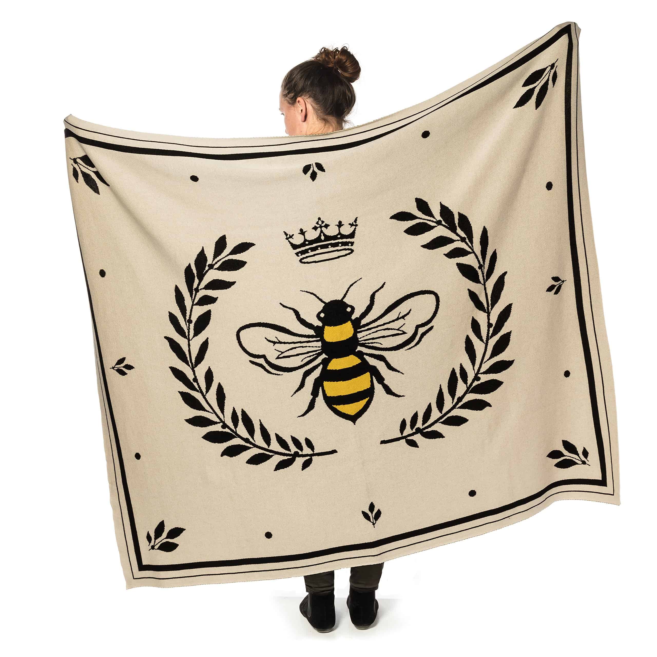 Abbott Collection 91-WARMTH-05 Manta de Punto con Diseño de