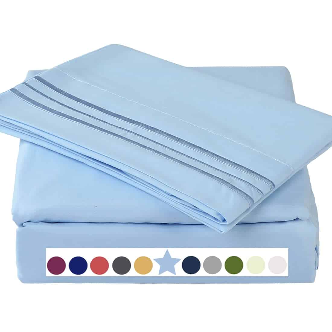 Juego de Sábanas Premium de 4 Piezas TEKAMON 1800TC de