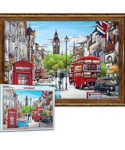 Rompecabezas de 1000 piezas London 2 por Hiroo Isono 1334