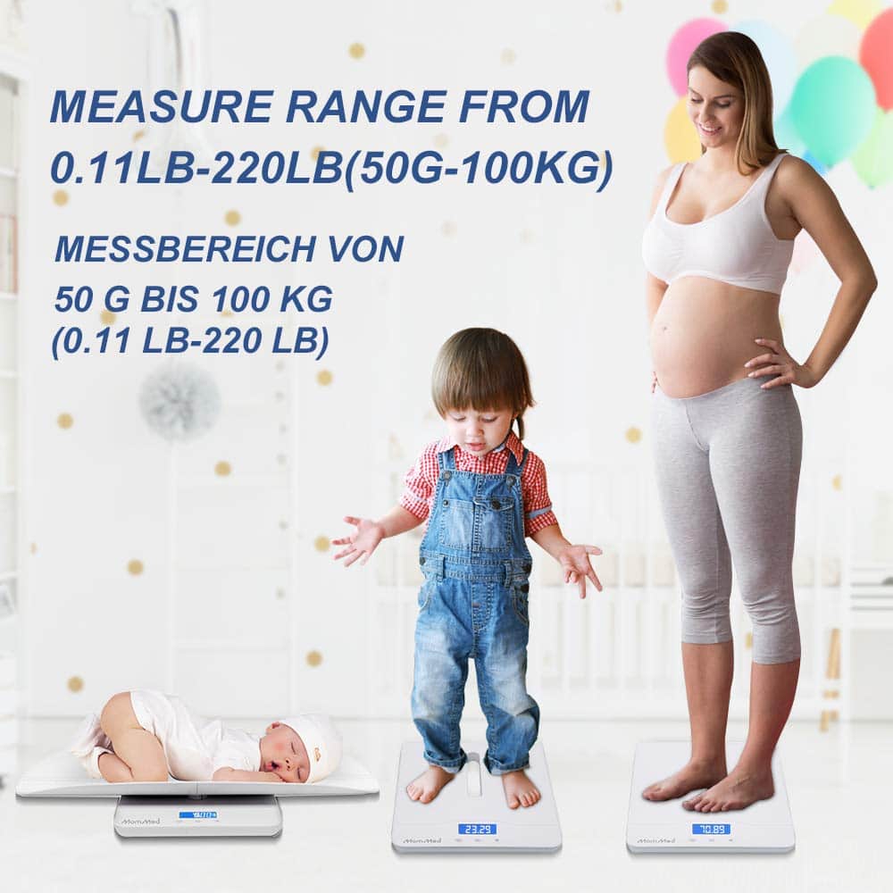 Báscula para Bebés MomMed, Báscula Multifuncional para - Imagen 7