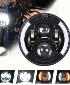 Faro LED para Motocicleta de 7 Pulgadas con Luces de Señal