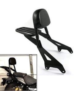 Respaldo desmontable con almohadilla y parrilla para