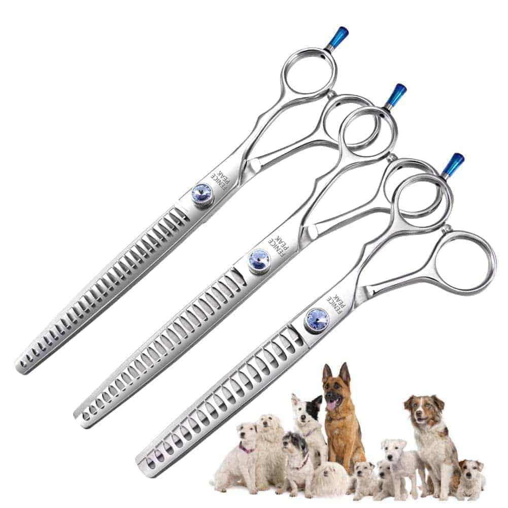 Tijeras de adelgazamiento y corte profesional Fenice - Imagen 7