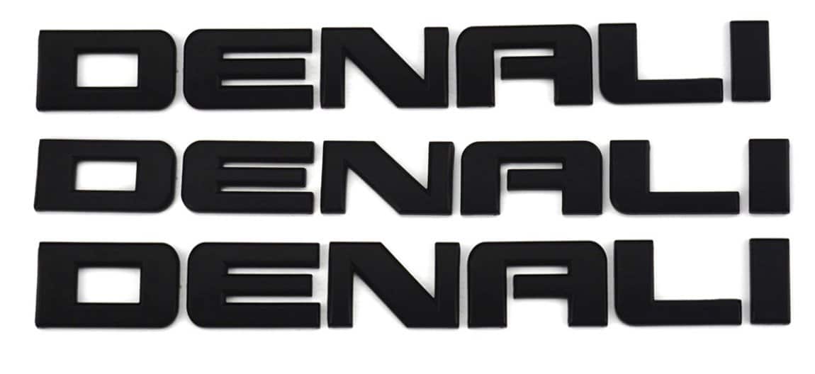 Emblemas de Placa Denali Aimoll, Reemplazo de Insignias