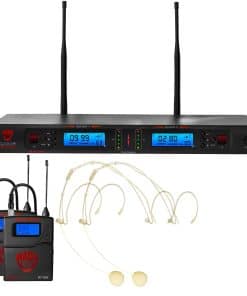 Sistema Inalámbrico Profesional UHF de Doble Diversidad