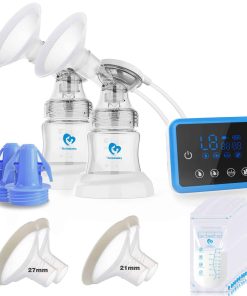 Extractor de leche eléctrico doble Bellababy con tamaños de