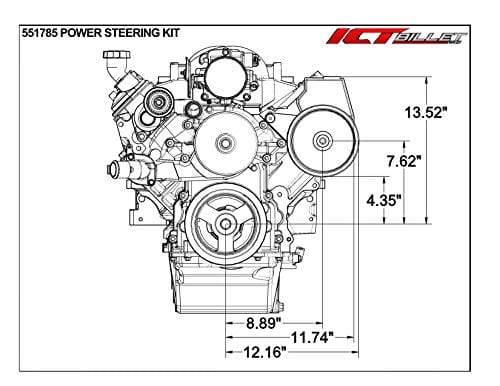 Soporte de Montaje de Bomba de Dirección Asistida LS Truck - Imagen 3