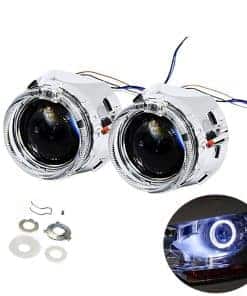 YUFANYA 2.5 Pulgadas H1 8.1 Ver Bixenon Proyector de Lente