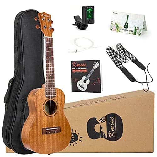 Kit de Inicio de Ukulele Concert Mahogany de Kmise de 23