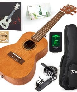 Kit de inicio de Ukelele Tenor Kmise de Caoba de 26