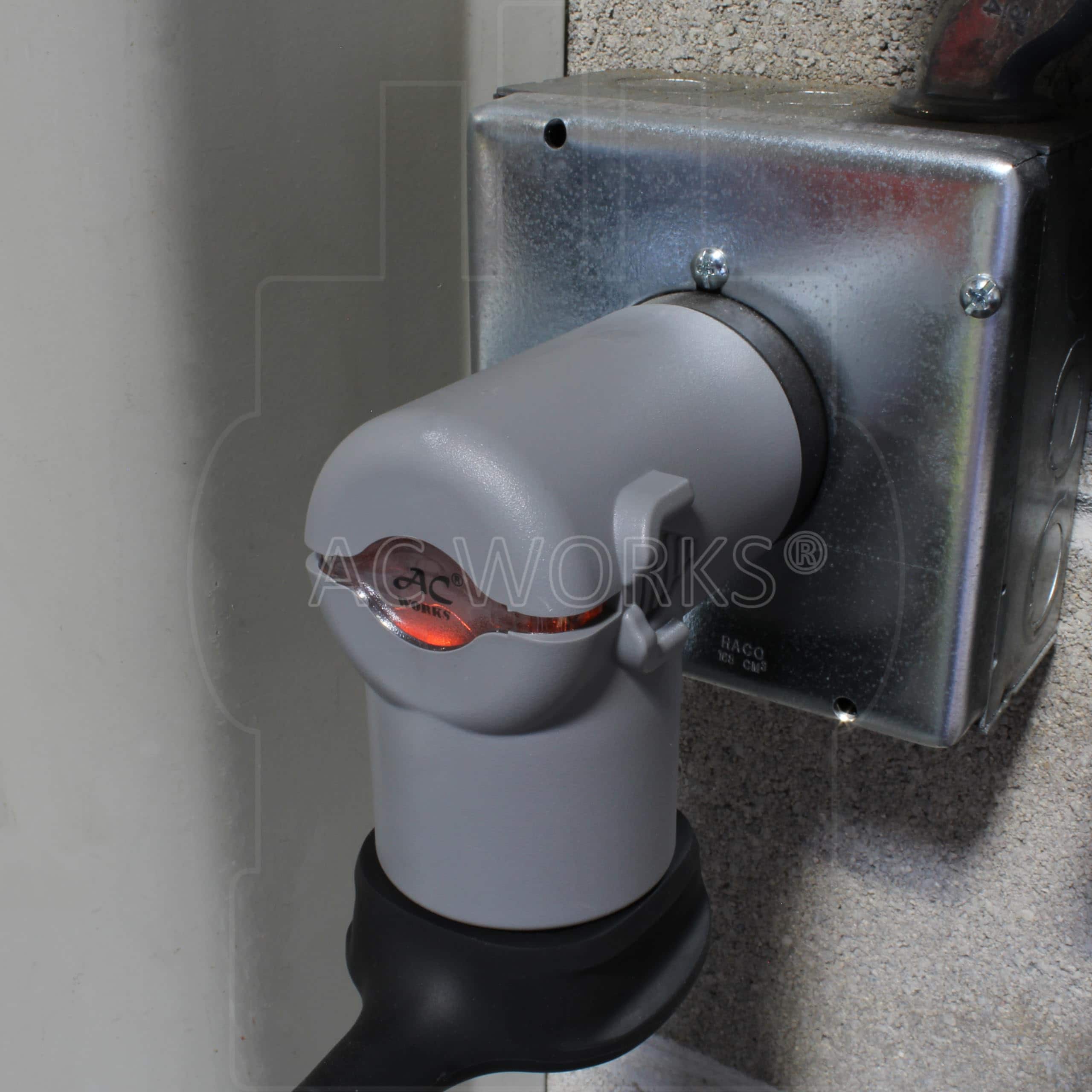 Adaptador de Carga EV AC WORKS para Uso en Tesla (14-30 30A - Imagen 9