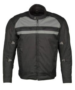 Chamarra de motociclista M-Boss Apparel -Negro