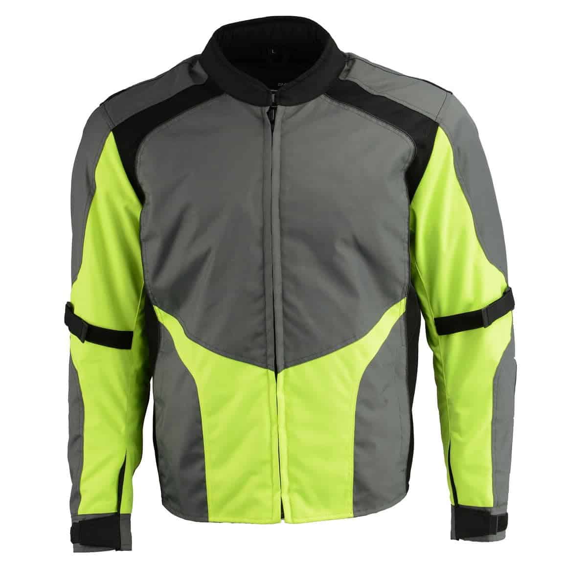 Chaqueta de motociclista M-Boss Apparel -Verde neón