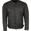 Chamarra de motociclista M-Boss Apparel -Negro