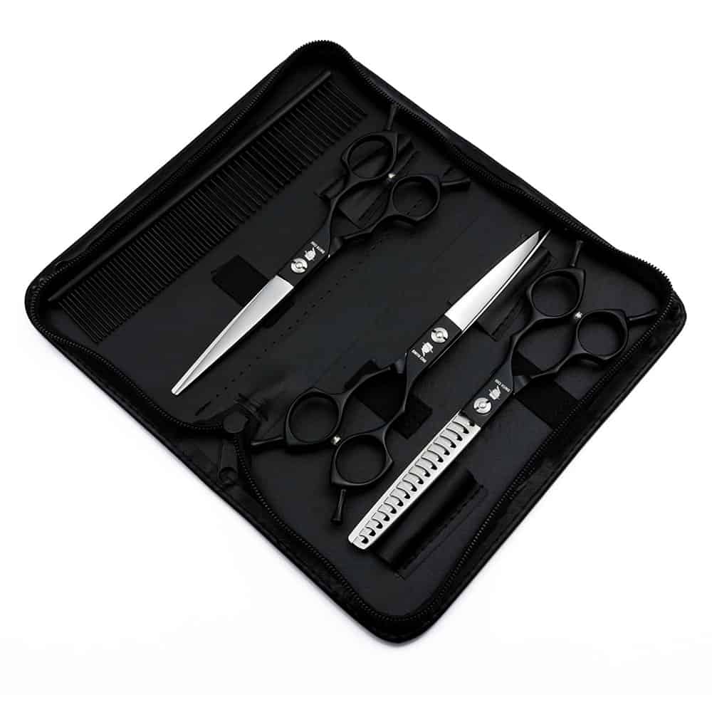 Kit de tijeras de peluquería profesional para mascotas