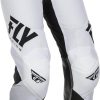 Pantalones Fly Racing 2019 para Mujer (7/8) (Blanco/Negro)