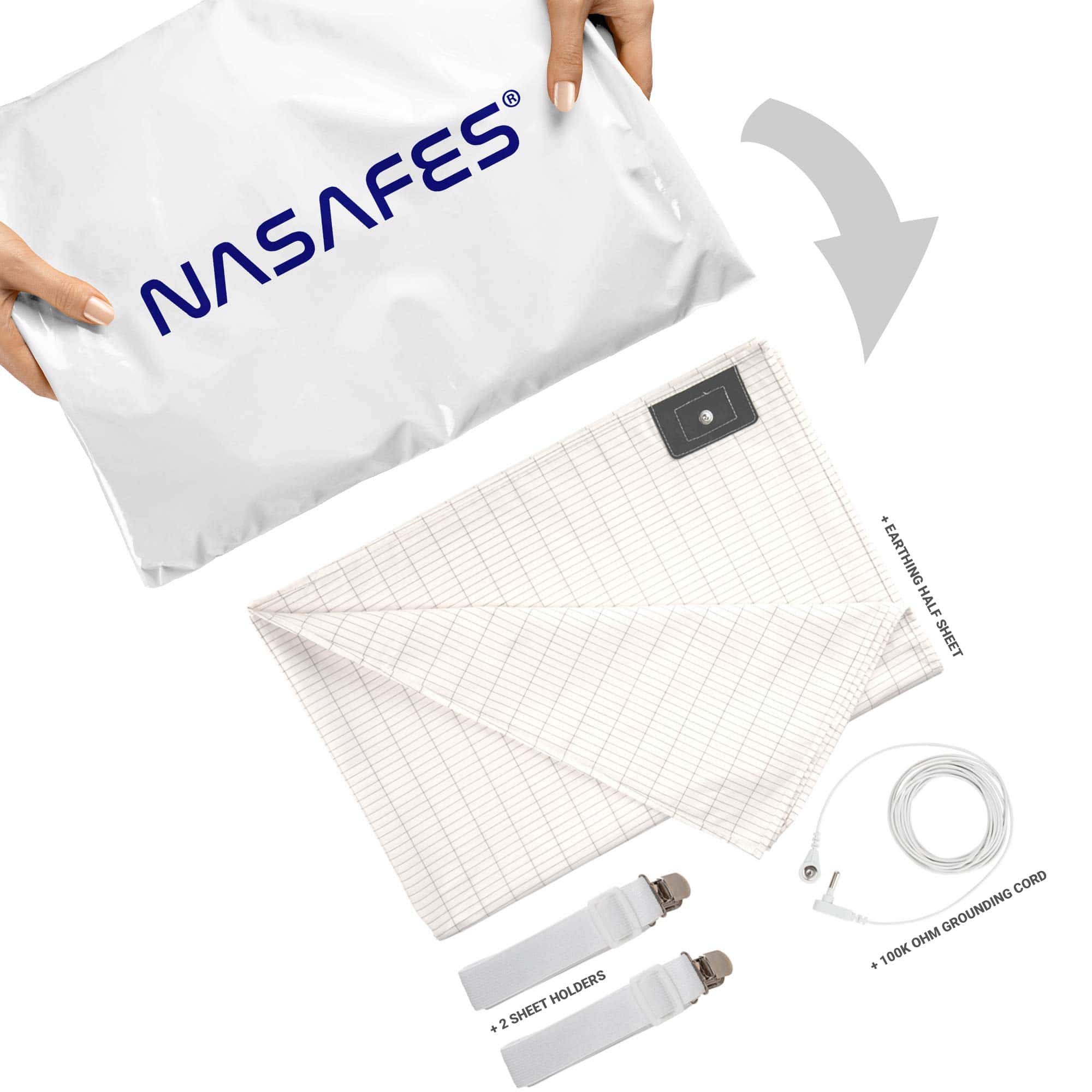 Sábana de conexión a tierra - Kit de Colchoneta de Conexión - Imagen 8