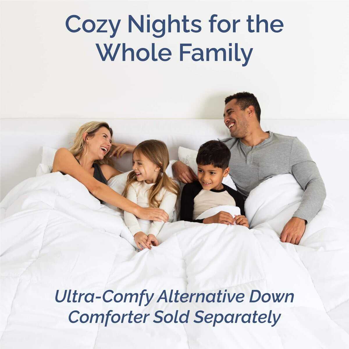 Juego de sábanas Twin XL de 4 piezas - Cómodas, -Azul - Imagen 8