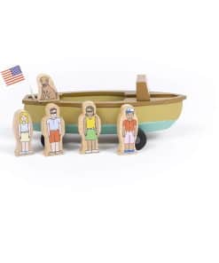 Barco de Lago Magnético Vintage de Jack Rabbit Creations