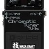 Afinador Cromático Boss TU-3W Waza Craft con Bypass