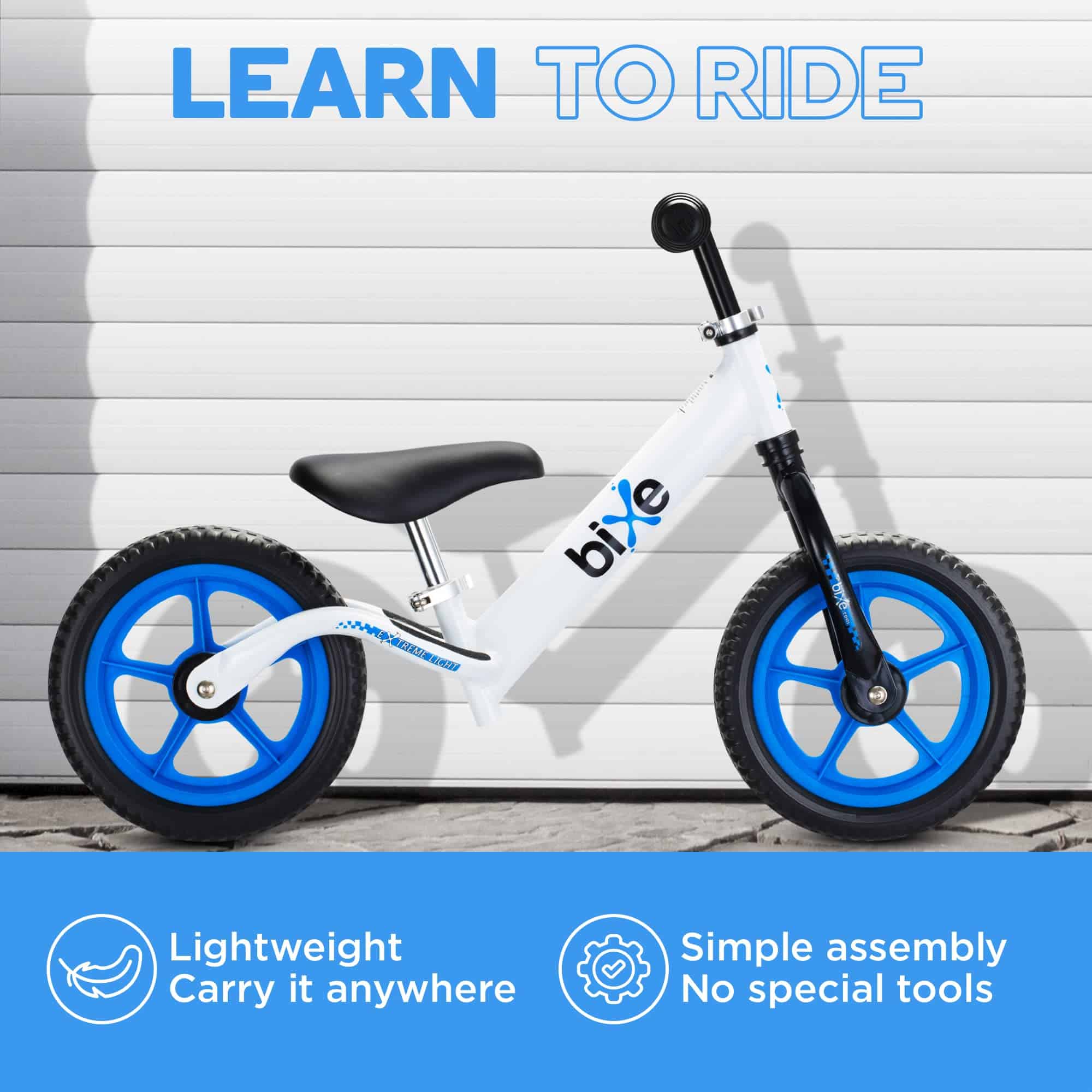 Bicicleta de Equilibrio de Aluminio Bixe para Niños y Niños - Imagen 3