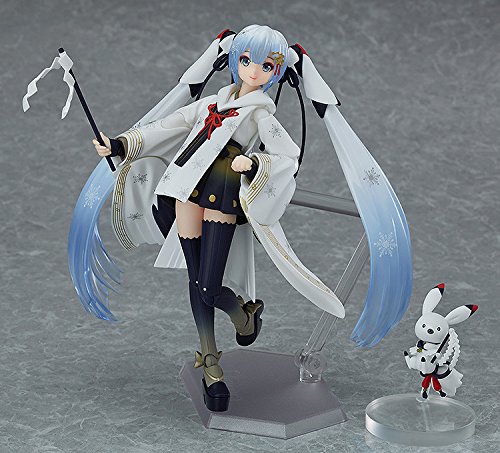Figma Figura de Acción Snow Miku (Versión Sacerdotisa de la - Imagen 5