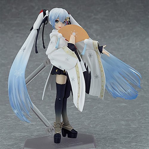 Figma Figura de Acción Snow Miku (Versión Sacerdotisa de la - Imagen 4