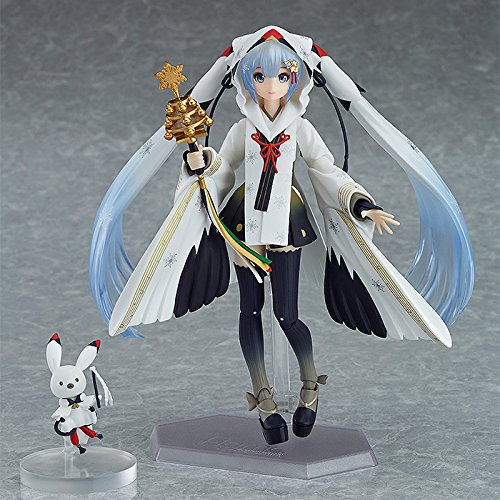 Figma Figura de Acción Snow Miku (Versión Sacerdotisa de la - Imagen 3