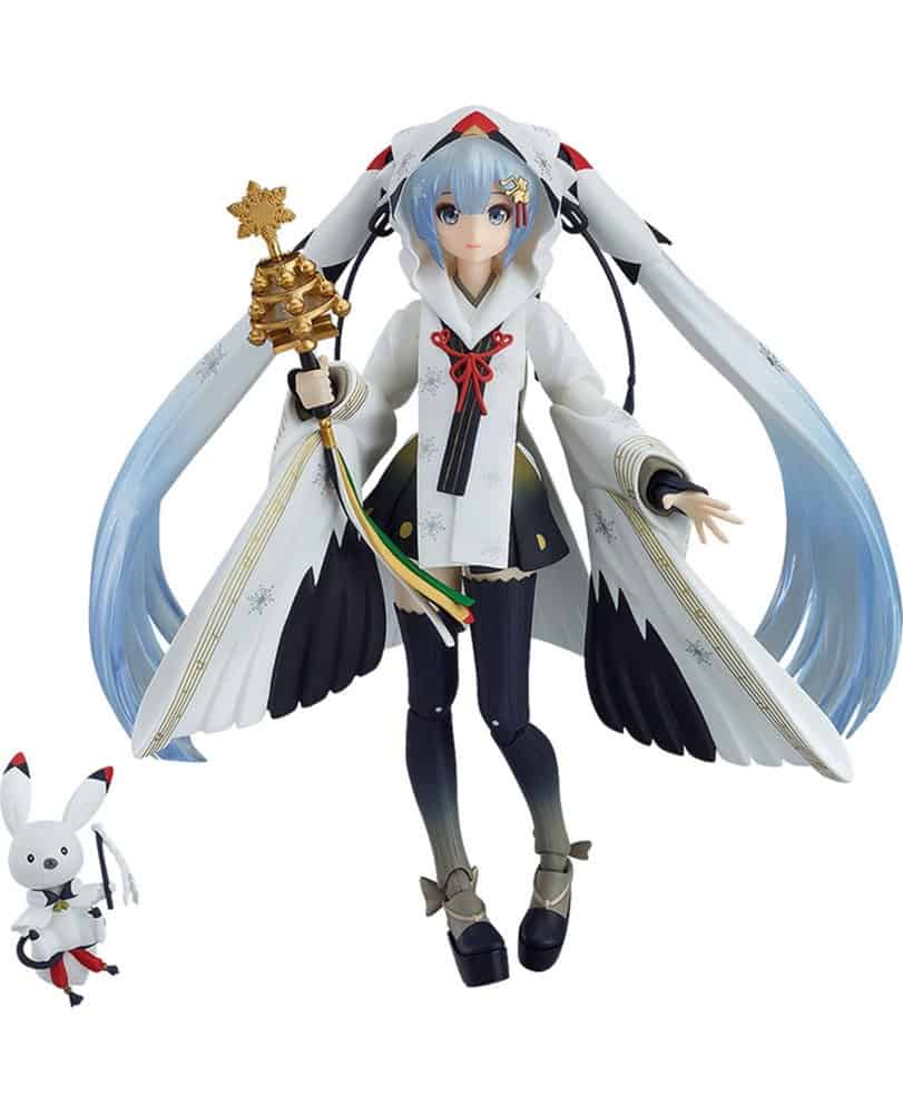 Figma Figura de Acción Snow Miku (Versión Sacerdotisa de la