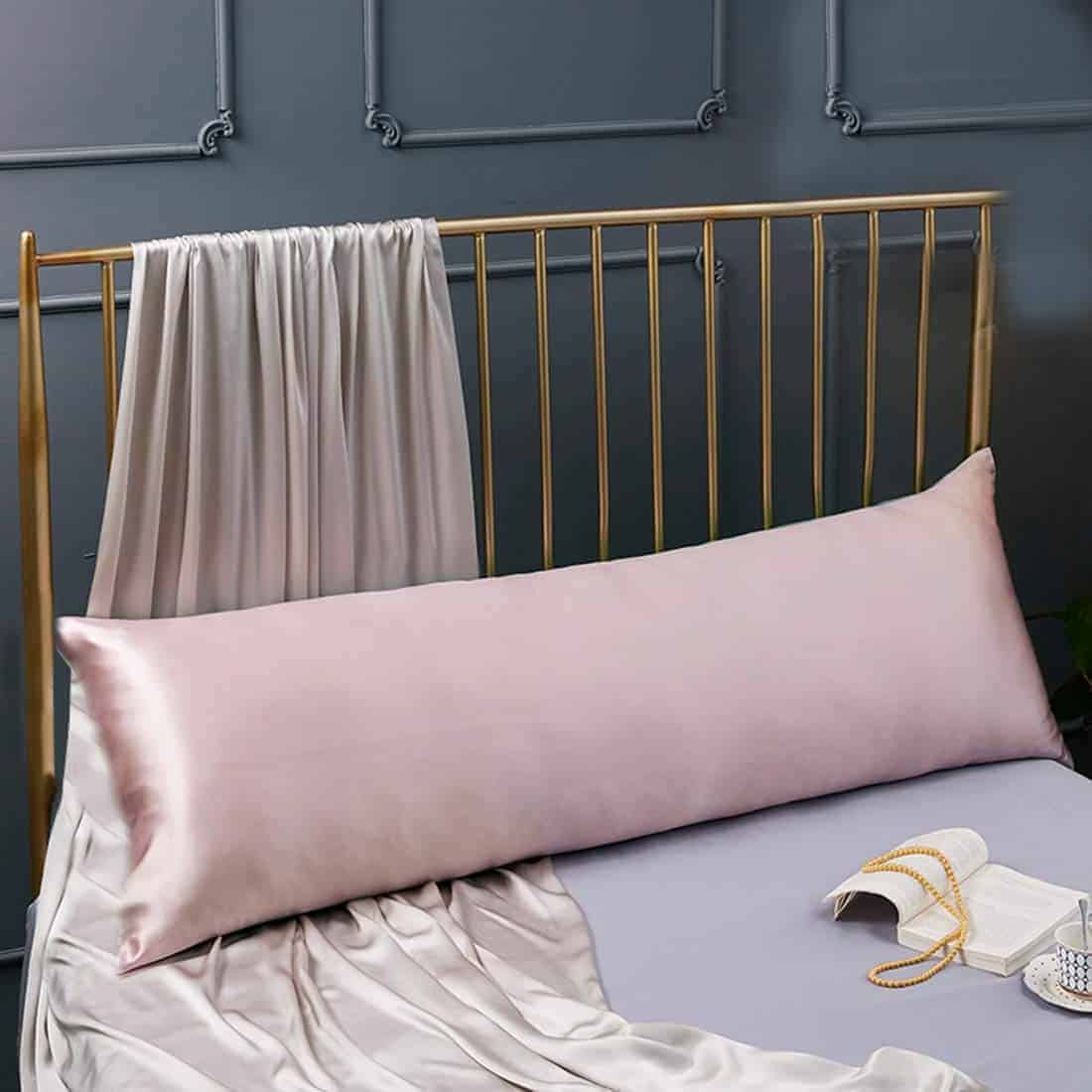 Funda de Almohada de Seda 100% Cozysilk para -Lotus Pink